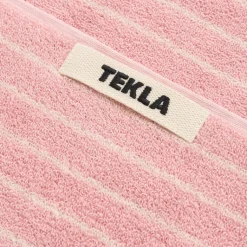 Tekla Salle De Bain*Bath Towel Shaded Pink Stripes