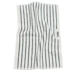 Tekla Salle De Bain*Bath Towel Racing Green Stripes