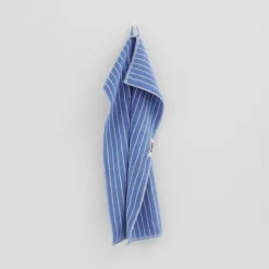 Tekla Salle De Bain*Bath Towel Clear Blue Stripes