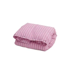 Tekla Chambre À Coucher*Duvet Cover Mallow Pink Stripes