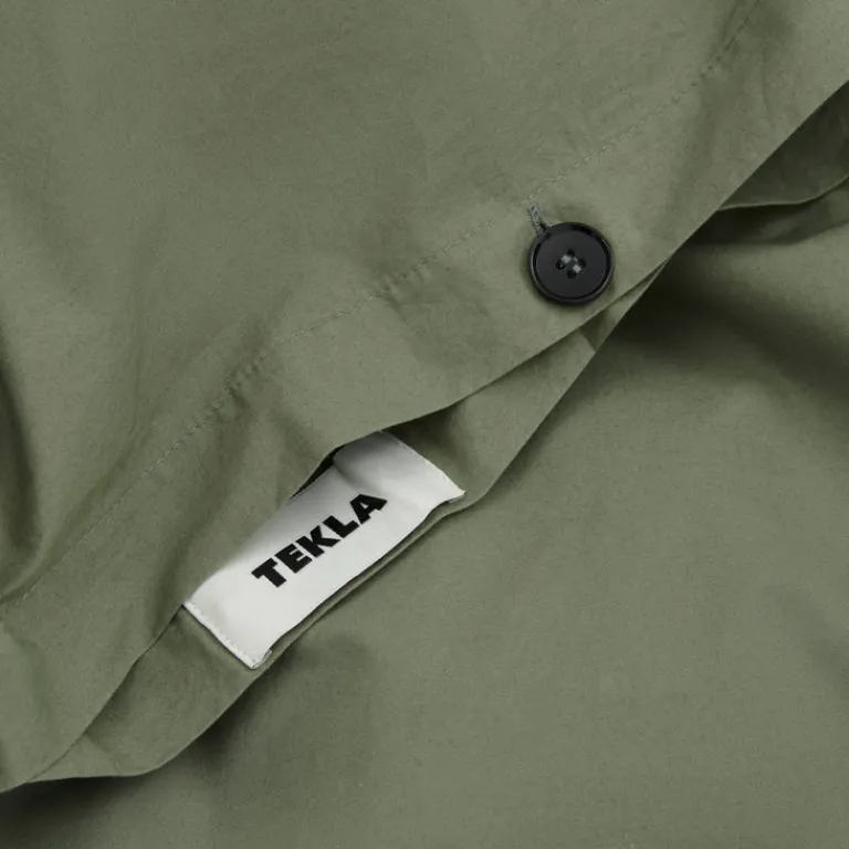 Tekla Chambre À Coucher*Duvet Cover Olive Green