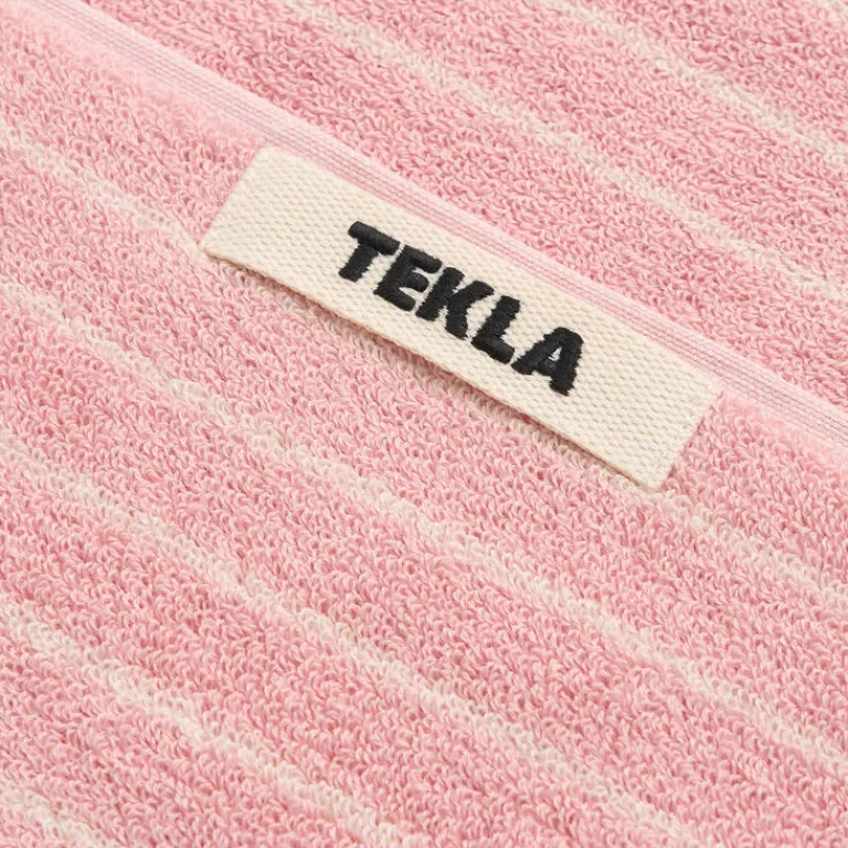 Tekla Salle De Bain*Guest Towel Shaded Pink Stripes