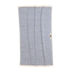 Tekla Salle De Bain*Hand Towel Coastal Blue Stripes