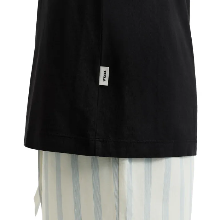 Tekla Pyjamas & Sous-Vêtements*Long Sleeve Sleeping T-Shirt Black