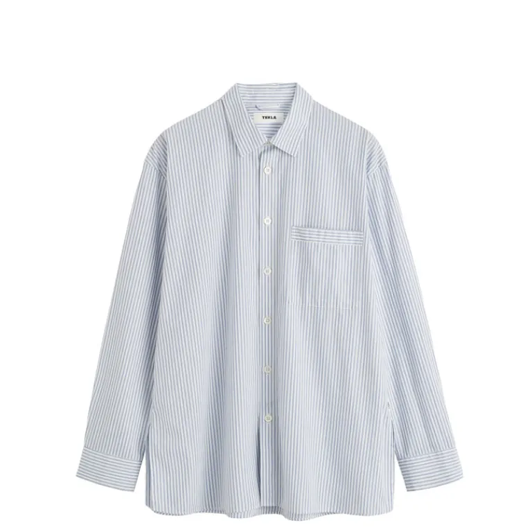 Tekla Pyjamas & Sous-Vêtements*Pyjamas Shirt Orchid Stripes
