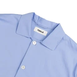 Tekla Pyjamas & Sous-Vêtements*Pyjamas Shirt Cornflower Blue