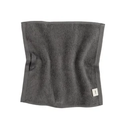 Tekla Salle De Bain*Washcloth Charcoal Grey
