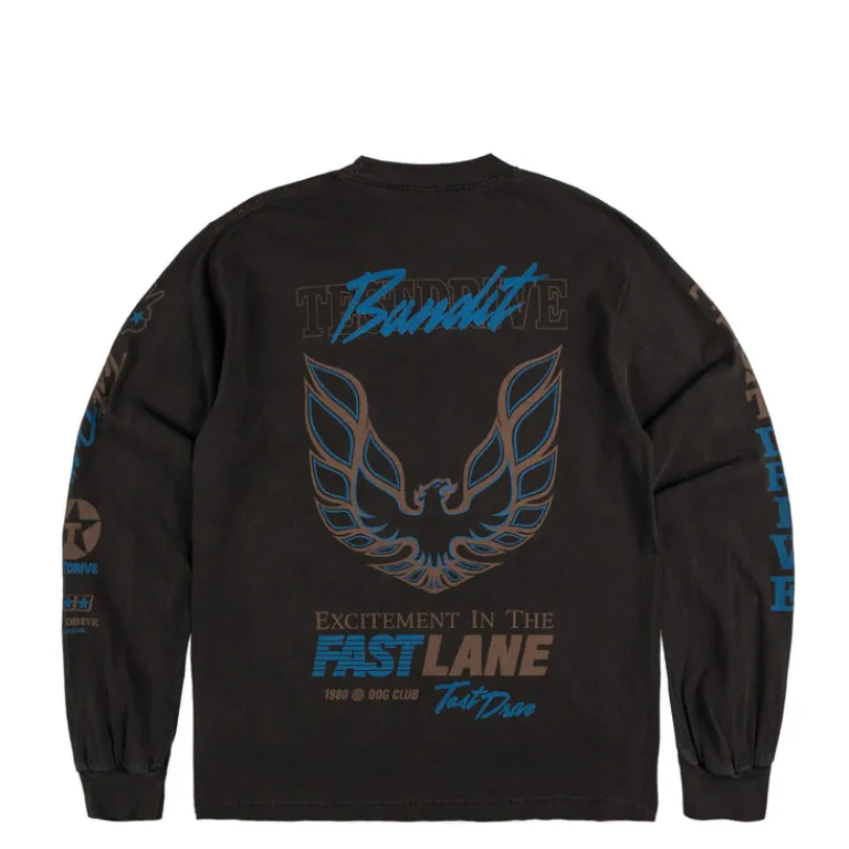 Test Drive T-Shirts*Bandit Longsleeve Vntg Black