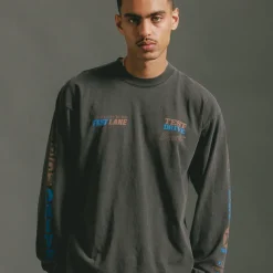 Test Drive T-Shirts*Bandit Longsleeve Vntg Black