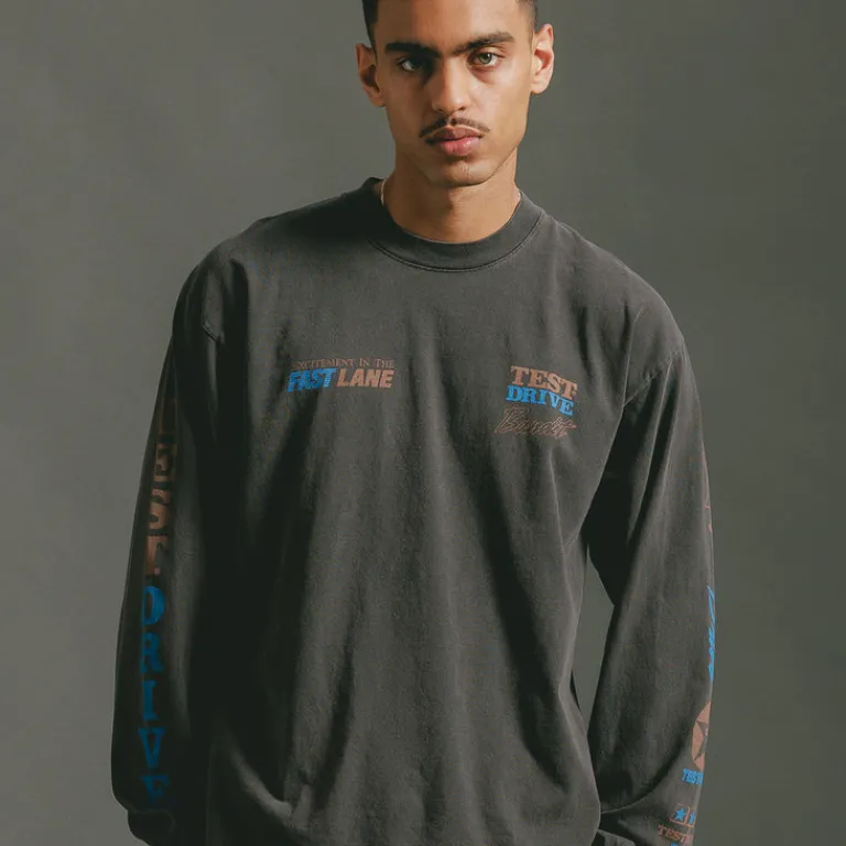 Test Drive T-Shirts*Bandit Longsleeve Vntg Black