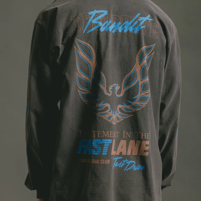 Test Drive T-Shirts*Bandit Longsleeve Vntg Black