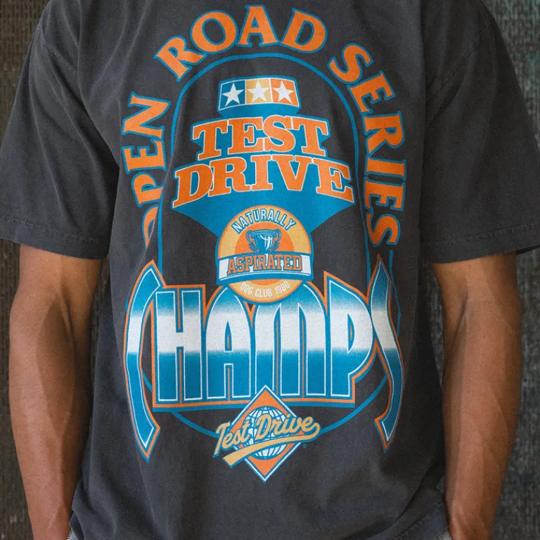 Test Drive T-Shirts*Champs Tee Vintage Black
