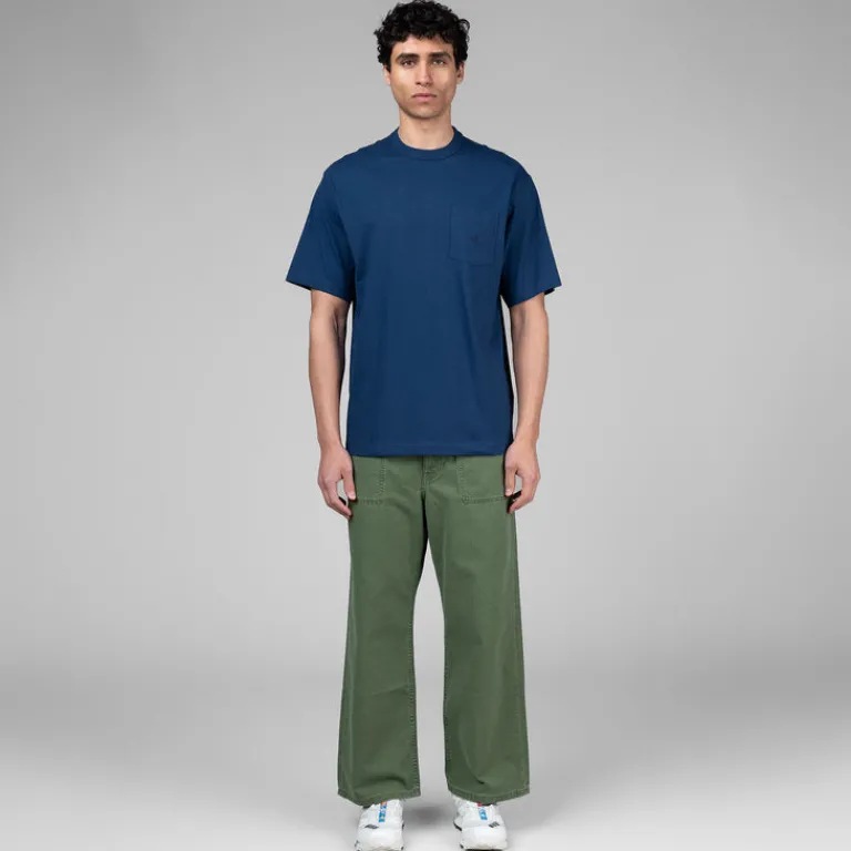 The North Face T-Shirts*Dome Relaxed Pocket Tee Estate Blue