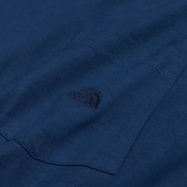The North Face T-Shirts*Dome Relaxed Pocket Tee Estate Blue