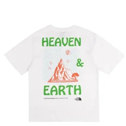 The North Face T-Shirts*Graphic Tee Heaven & Earth TNF White