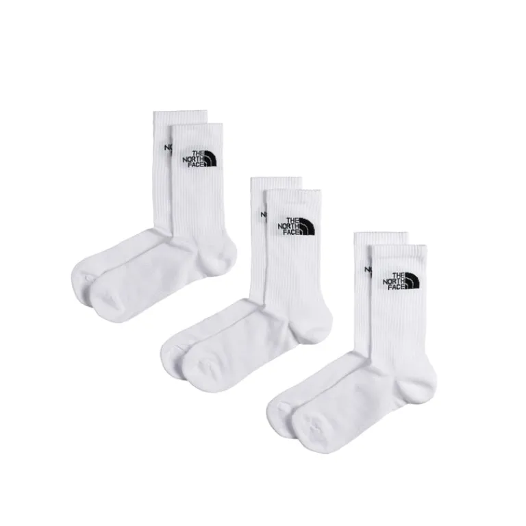 The North Face Chaussettes*Multi Sport Cushion Crew Socks 3-Pack TNF White