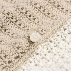 thisisneverthat Chemises*Block Crochet Knit Shirt Ivory