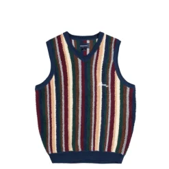 thisisneverthat Tricot*Striped Knit Vest Navy