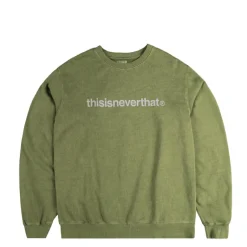thisisneverthat Pullover*T-Logo LT Crewneck Moss Green