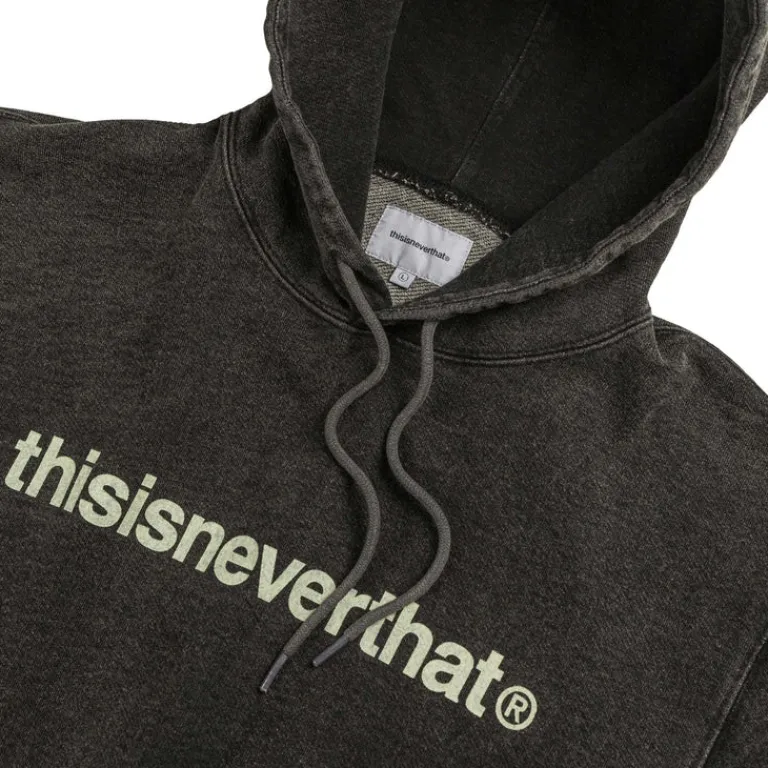 thisisneverthat Sweats À Capuche*T-Logo LT Hoodie Washed Black