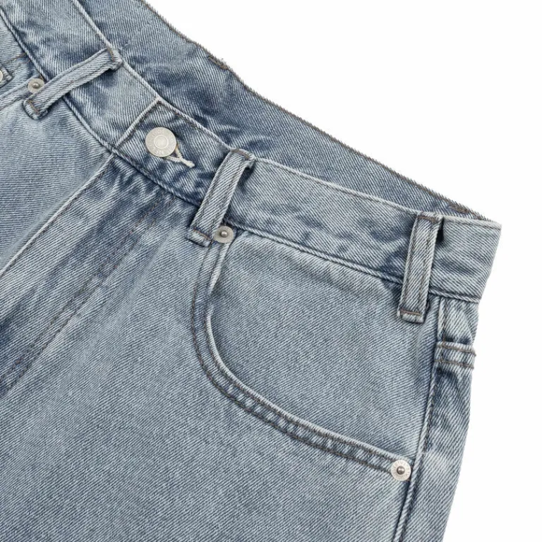 thisisneverthat Shorts*Washed Denim Short Washed Blue