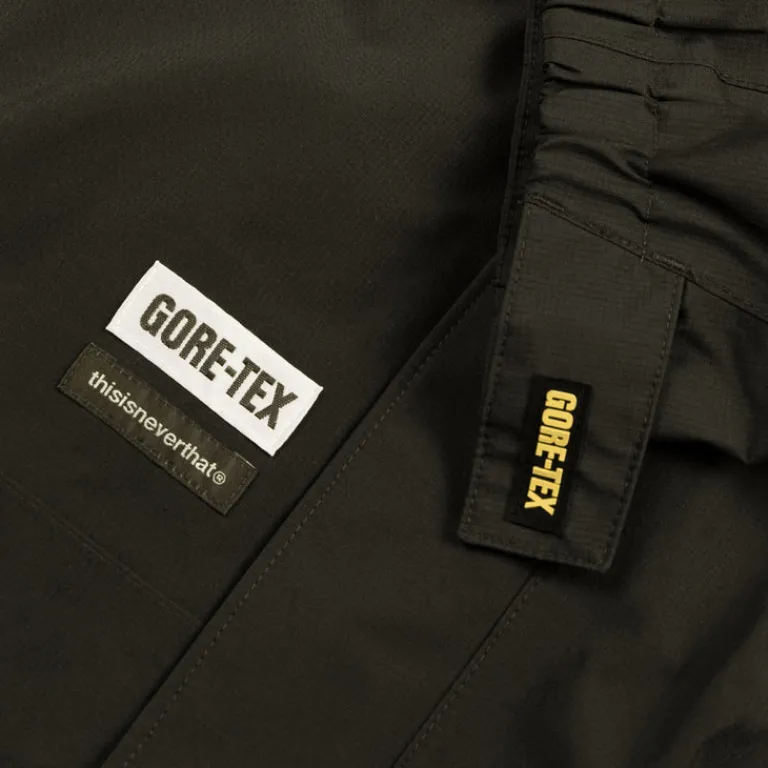 thisisneverthat Gilets**Gore-Tex* 2L Cold Weather Jacket Olive Brown