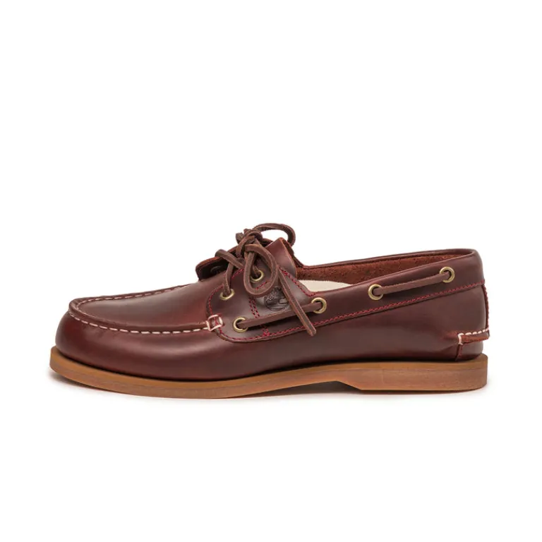Timberland Sneakers En Cuir|Loafer*Classic Boat Shoe Burgundy