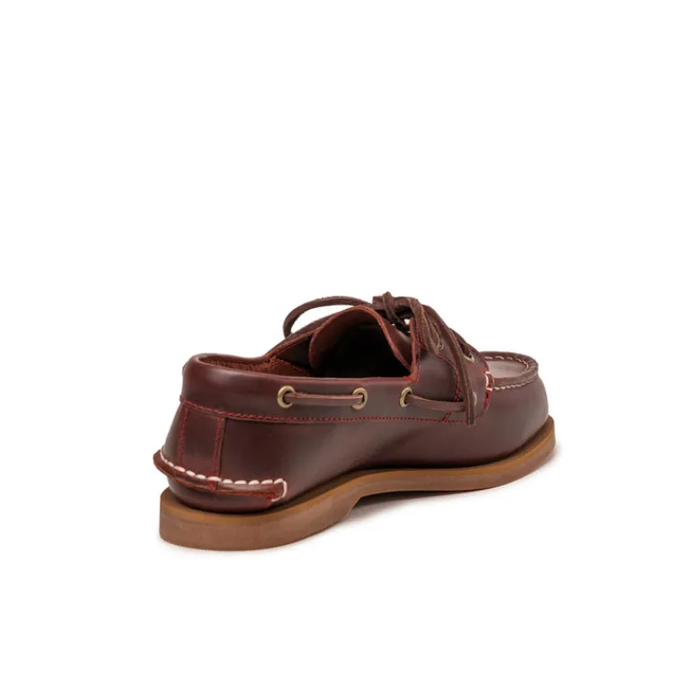 Timberland Sneakers En Cuir|Loafer*Classic Boat Shoe Burgundy