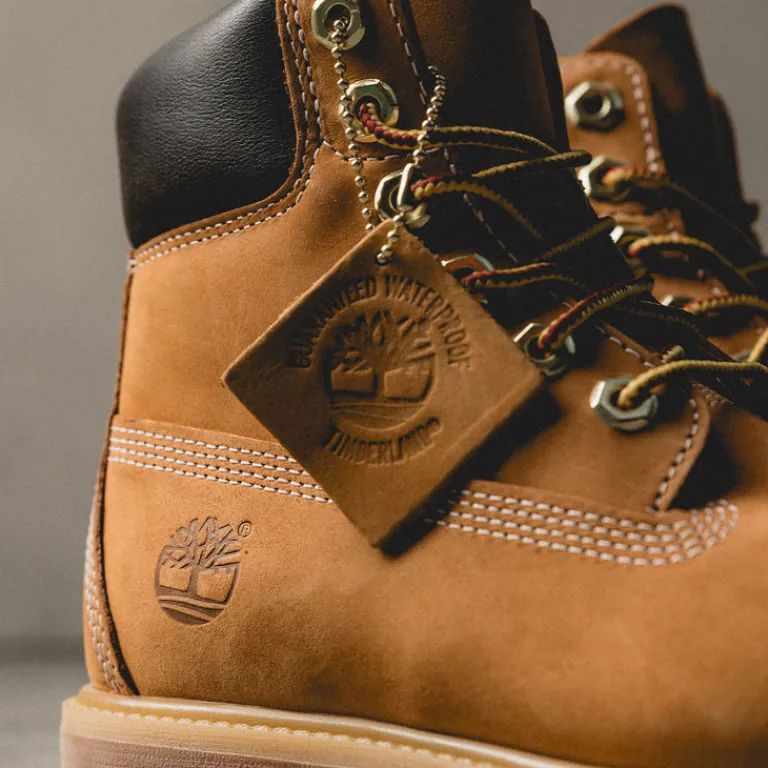 Timberland Sneakers Montantes|Sneakers En Cuir*Premium 6-Inch Lace Up Boot W *Waterproof* Wheat