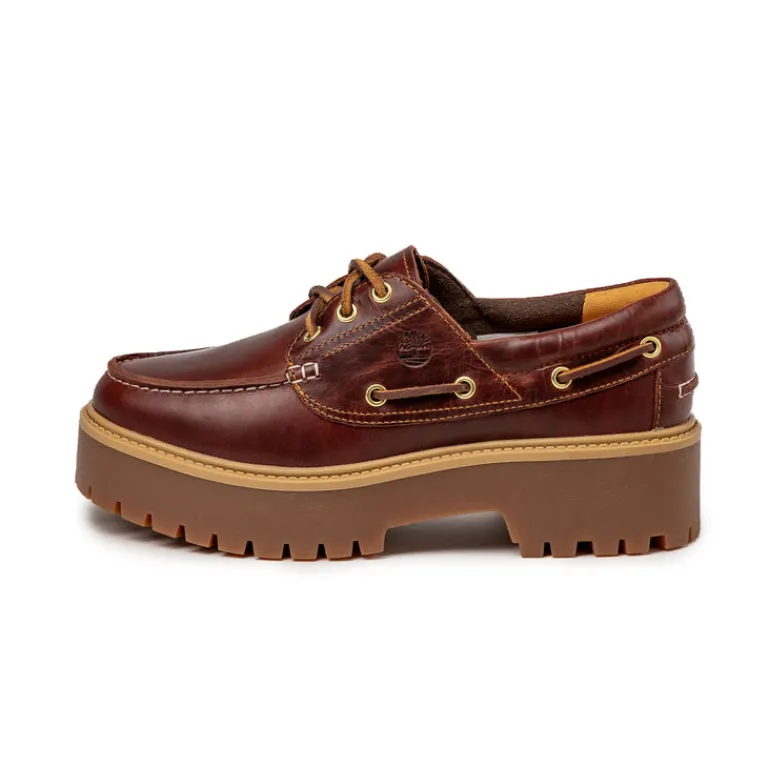 Timberland Sneakers À Plateforme|Sneakers En Cuir*Stone Street Boat Shoe W Burgundy