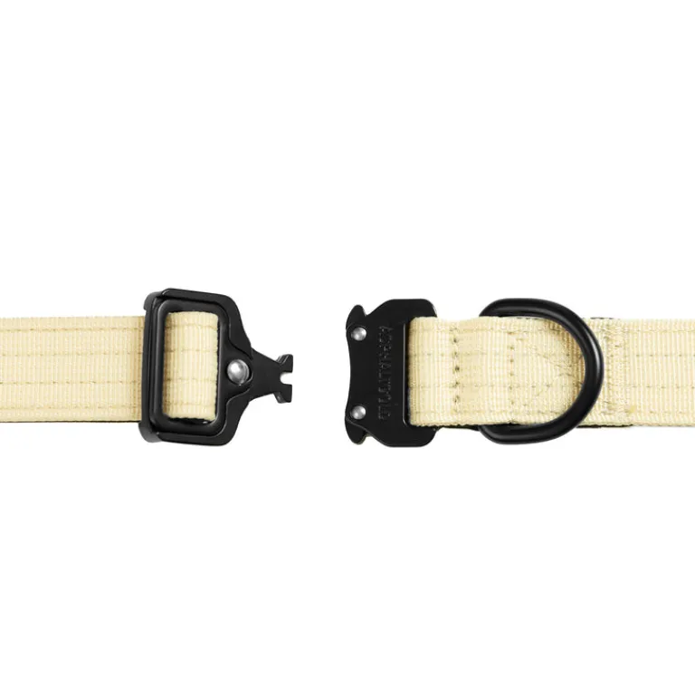 Trekk by Asphaltgold Alle Anzeigen|Accessoires Pour Chiens*Trekk Dog Collar Creme / Black