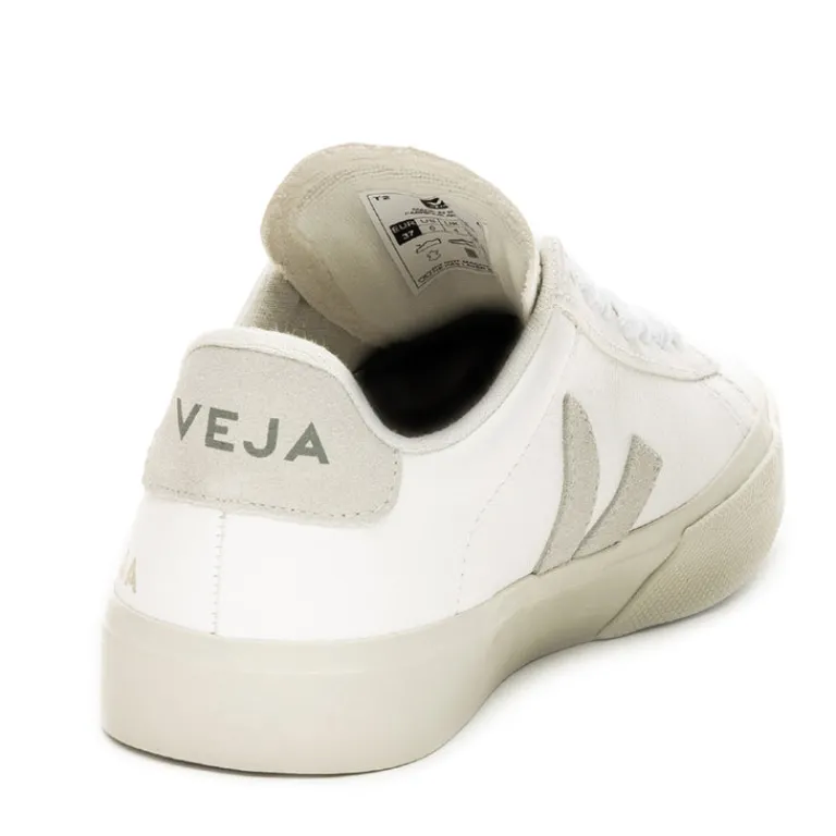 Veja Sneakers Blancs*Campo Chromefree Leather Extra White / Natural Suede