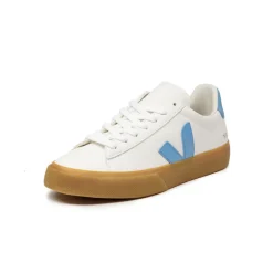 Veja Sneakers Blancs*Campo Chromefree Leather W Extra White / Aqua