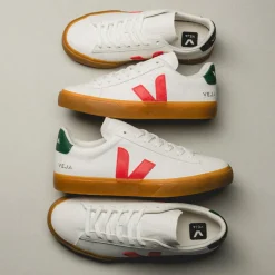Veja Sneakers Blancs*Campo Chromefree Leather Extra White / Pekin / Poker