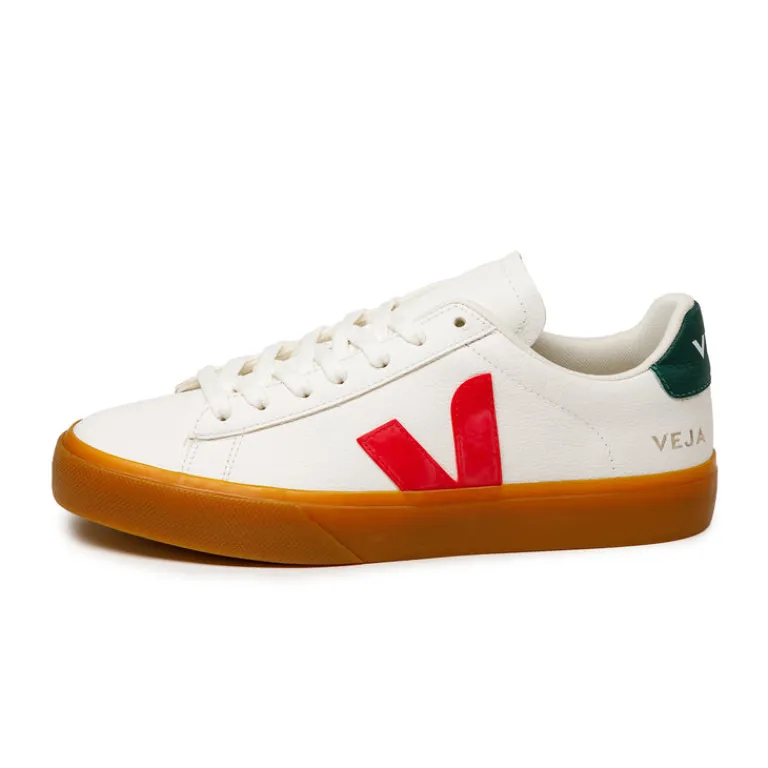 Veja Sneakers Blancs*Campo Chromefree Leather Extra White / Pekin / Poker