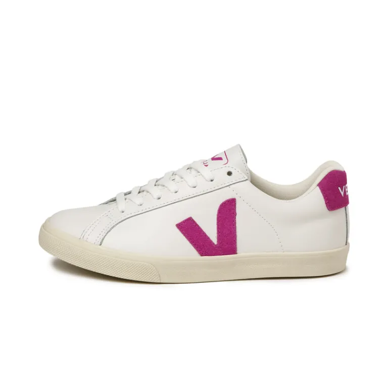 Veja Sneakers Blancs*Esplar Leather W Extra White / Ultraviolet