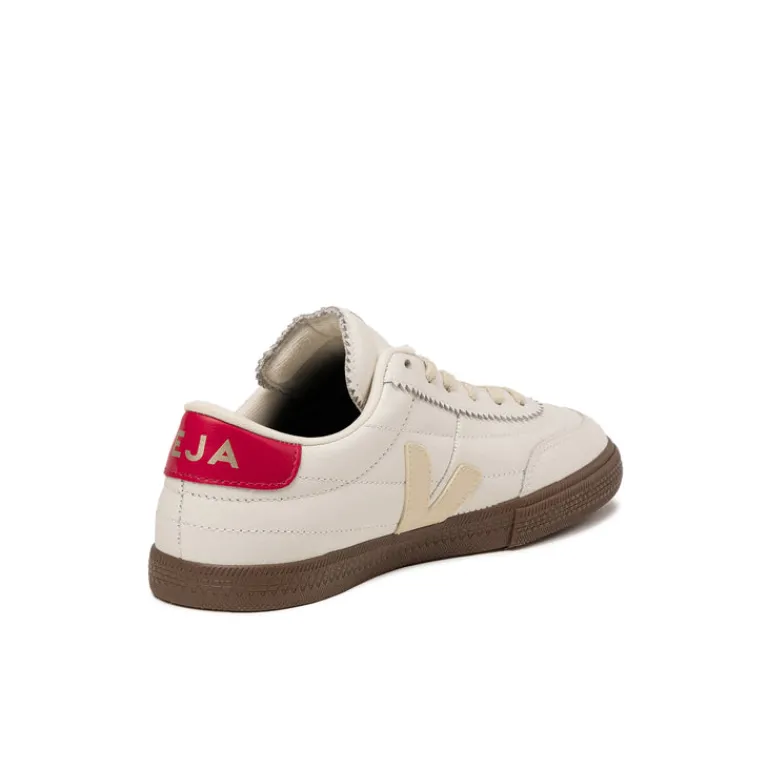Veja Baskets Décontractées Terrace|Sneakers Blancs*Panenka W *O.T. Leather* White / Pierre / Pekin
