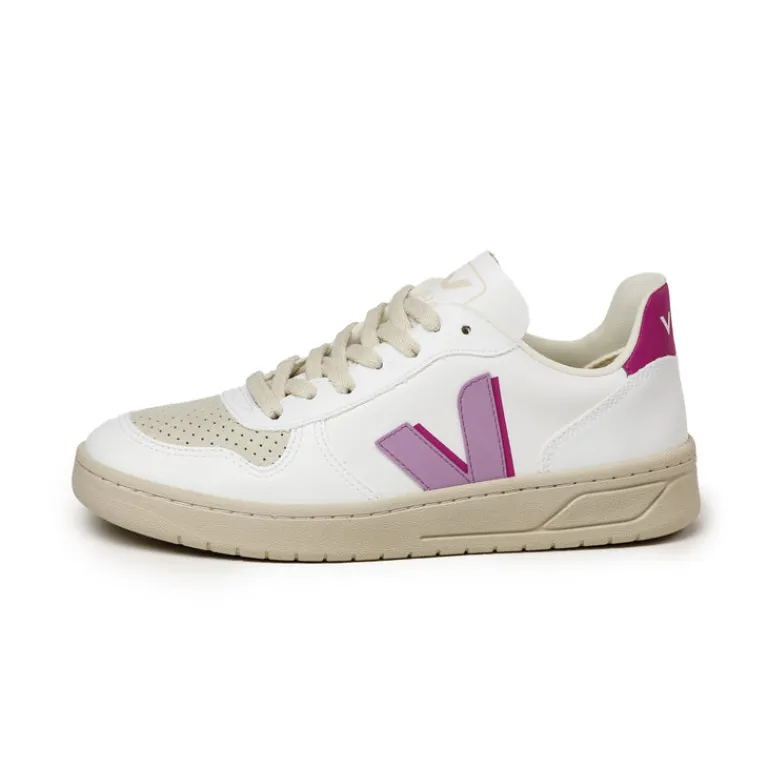 Veja Sneakers Blancs*V-10 CWL W White / Orchid / Ultraviolet