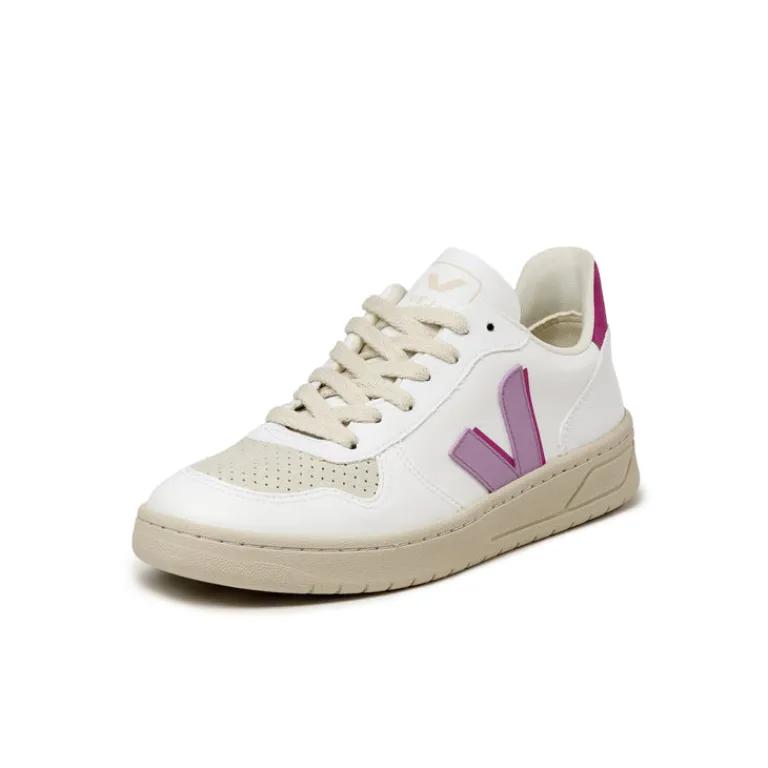 Veja Sneakers Blancs*V-10 CWL W White / Orchid / Ultraviolet