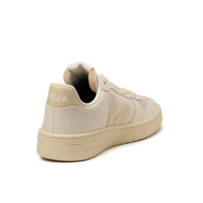 Veja Sneakers Blancs*V-10 Leather Pure / Calcaire