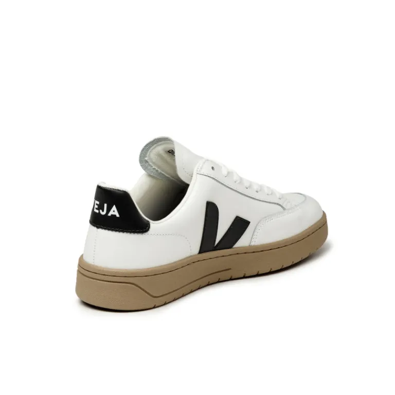 Veja Sneakers Blancs*V-12 Leather W Extra White / Black / Dune