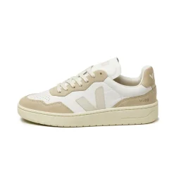 Veja Sneakers Blancs*V-90 W *Aegean Project* Extra White / Pierre / Almond