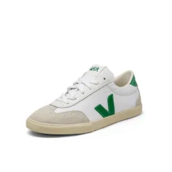 Veja Sneakers Blancs*Volley W *Canvas* White / Emeraude
