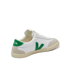 Veja Sneakers Blancs*Volley W *Canvas* White / Emeraude