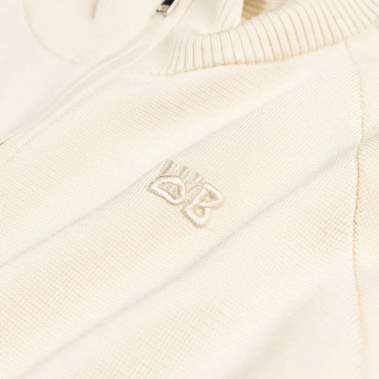 Wales Bonner Gilets*Tide Track Top Ivory